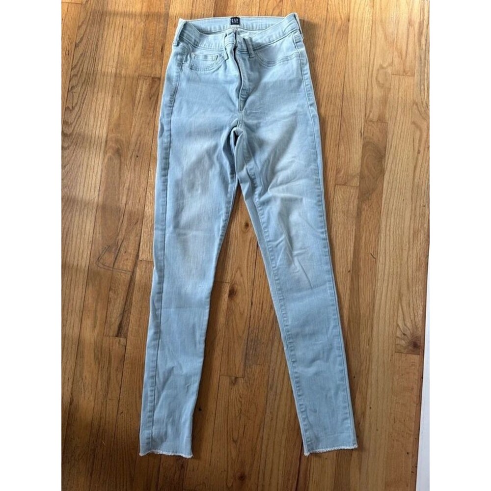 Gap jeans light wash favorite jegging 28 tall